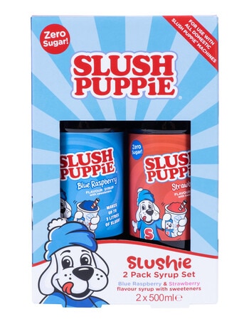 Slush Puppie Twin Pack Zero Sugar Syrups, Blue Raspberry & Strawberry, FZ-300052 product photo