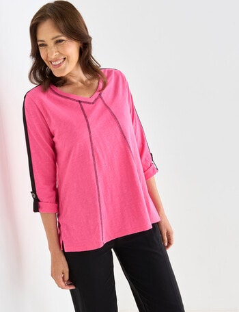 Line 7 Darcy Top, Pink product photo