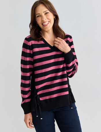 Line 7 Elation Striped Knit, Pink product photo