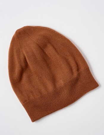 Boston + Bailey Double Lined Beanie, Camel product photo
