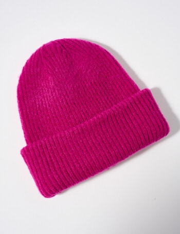 Whistle Accessories Ribbed Beanie, Magenta product photo