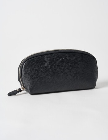 Carte Leather Accessories Case, Black product photo