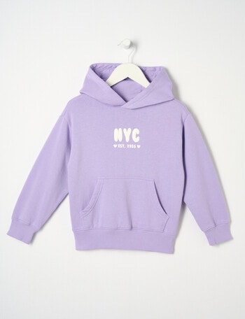 Mac & Ellie NYC Pull-On Hoodie, Lavender product photo