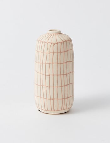 M&Co Arcadia Vase, Stripe product photo