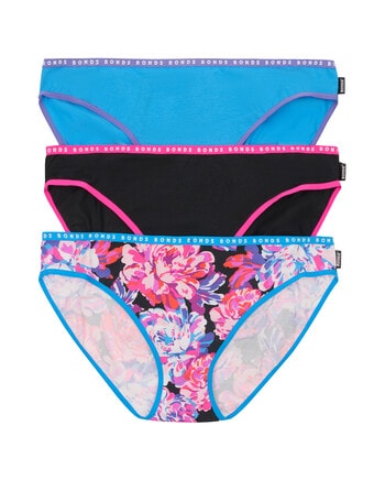 Bonds Hipster Bikini Brief, 3-Pack, Team Floral, 6-22 product photo