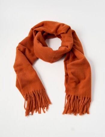 Whistle Accessories Wrap Scarf, Rust product photo