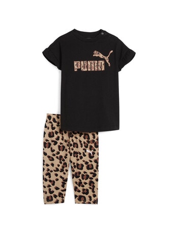 Puma T-Shirt & Legging Set, Puma Black product photo