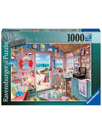 Ravensburger Puzzles My Haven No. 7 The Beach Hut Puzzle, 1000-Piece product photo