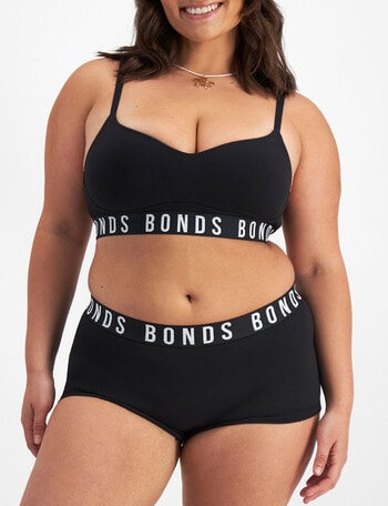 Bonds Icons Shortie, Plain Black, 6-20 product photo