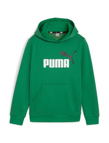 Puma Ess+ Big Logo Hoodie Fleece, Green product photo