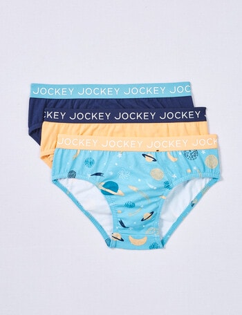 Jockey Multipack Brief, 3-Pack, Outer Space, Dune & Navy product photo