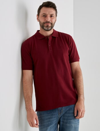 Chisel Ultimate Polo Shirt, Berry product photo