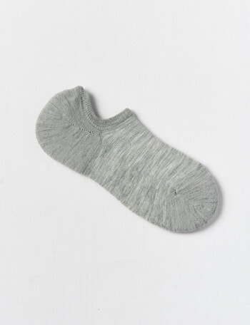 DS Socks Merino Cush Sole Liner Socks, Grey Marle, 5-11 product photo