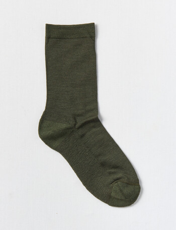 DS Socks Merino Crew Cush Sole Socks, Forest Night, 5-11 product photo