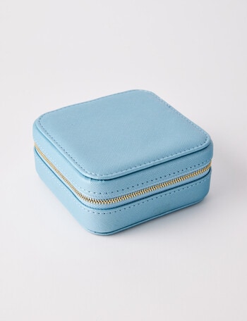 Whistle Accessories Square Jewellery Box, Blue product photo