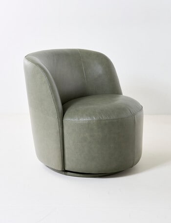 LUCA Belmont Leather Swivel Chair product photo