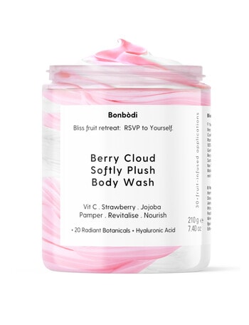 The Bonbon Factory Berry Cloud Softly Plush Body Wash, 210g product photo
