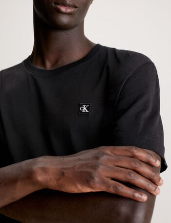 Calvin Klein Embro Badge Tee, Black product photo