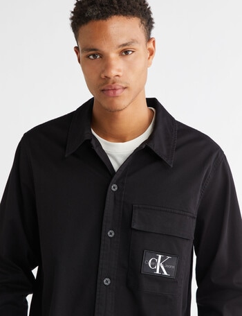 Calvin Klein Utility Shirt, Black product photo