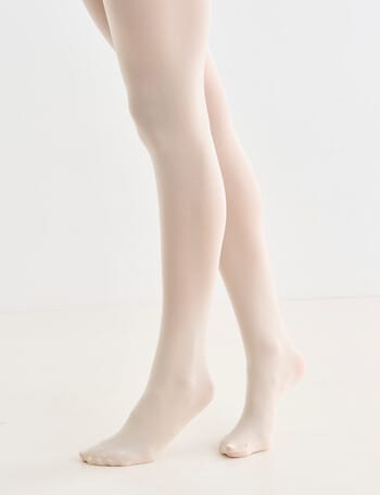 Columbine Plus Soft Opaque Tights, 50D, Ivory, Ave-XXTall product photo