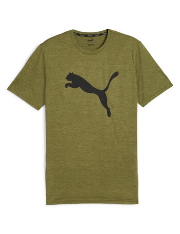 Puma Cat T-Shirt, Olive Green Heather product photo
