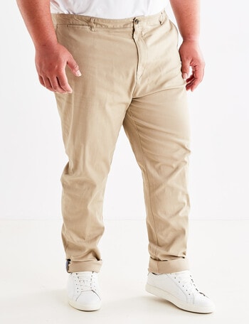 Gasoline King Size Slim Fit Chino, Beige product photo