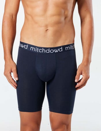 Mitch Dowd Comfort Bamboo-Blend Long Mid Trunk, Navy product photo