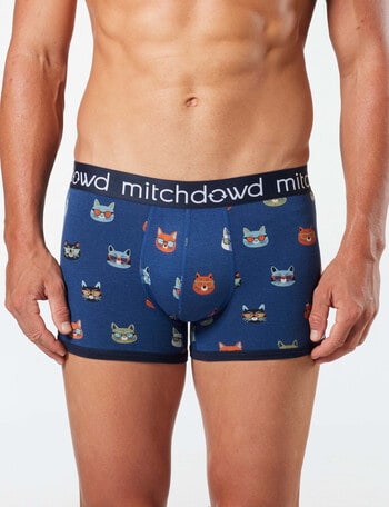 Mitch Dowd Cat Bamboo-Blend Trunk, Blue product photo
