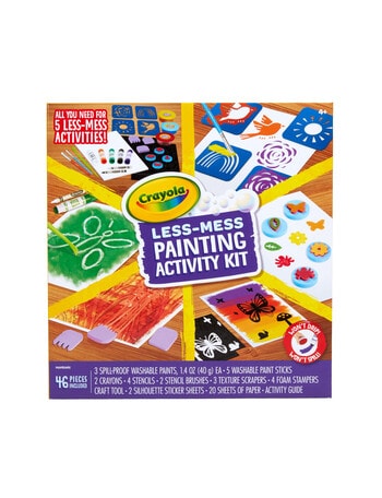 Crayola Less Mess Painting Activity Kit product photo