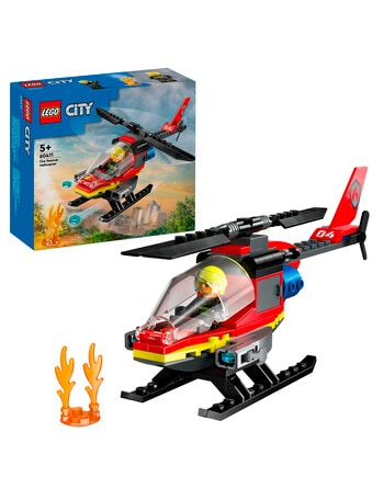 LEGO City City Fire Rescue Helicopter, 60411 product photo
