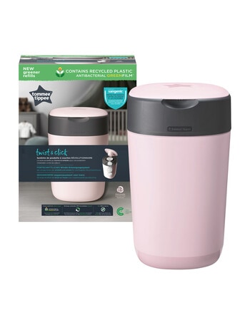 Tommee Tippee Sangenic Advanced Nappy Dispos Unit, Pink product photo