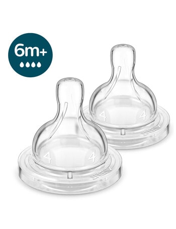 Avent Anti-Colic Teats 6m+, Fast Flow, 2-Pack product photo