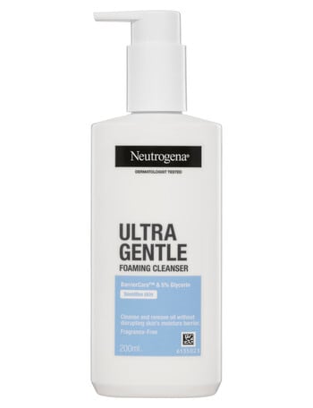 Neutrogena Ultra Gentle Foaming Face Cleanser, 200ml product photo