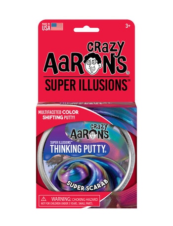 Crazy Aaron's Super Illusions Thinking Putty, Super Scarab product photo
