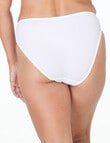 Fayreform Coral Hi-Cut Brief, White product photo View 03 S