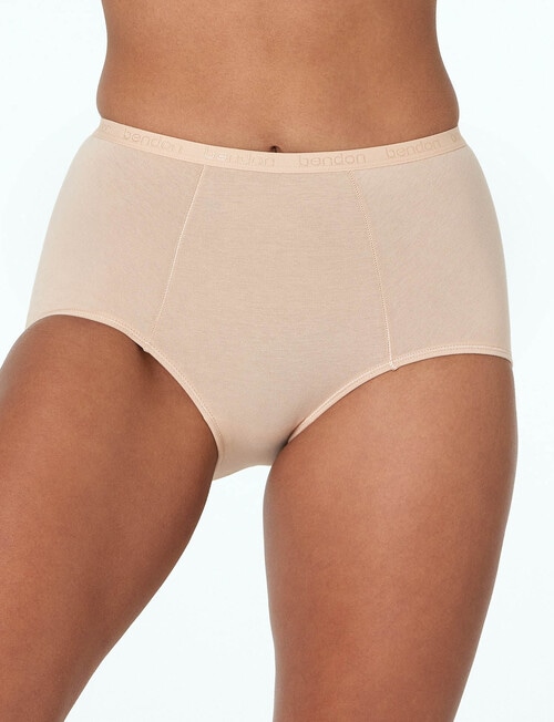 Bendon Body Cotton Trouser Brief, Nude product photo