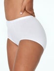 Bendon Body Cotton Trouser Brief, White product photo View 02 S