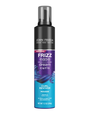 John Frieda Haircare Frizz Ease Curl Reviver Styling Mousse 210gm product photo