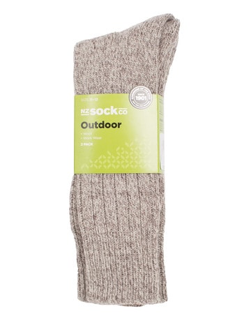 Outdoor Collection Nude Alpine Flec sock, 2 Pack product photo