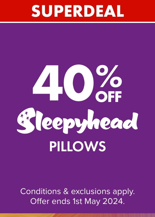 40% OFF Sleepyhead Pillows