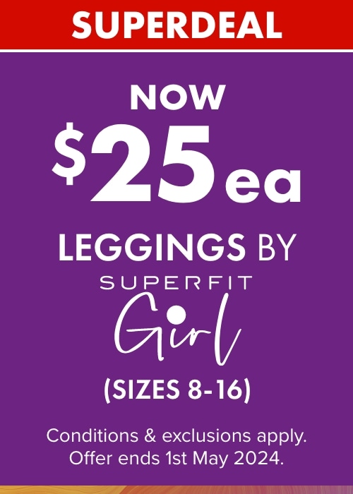 NOW $25ea Leggings by Superfit Girls