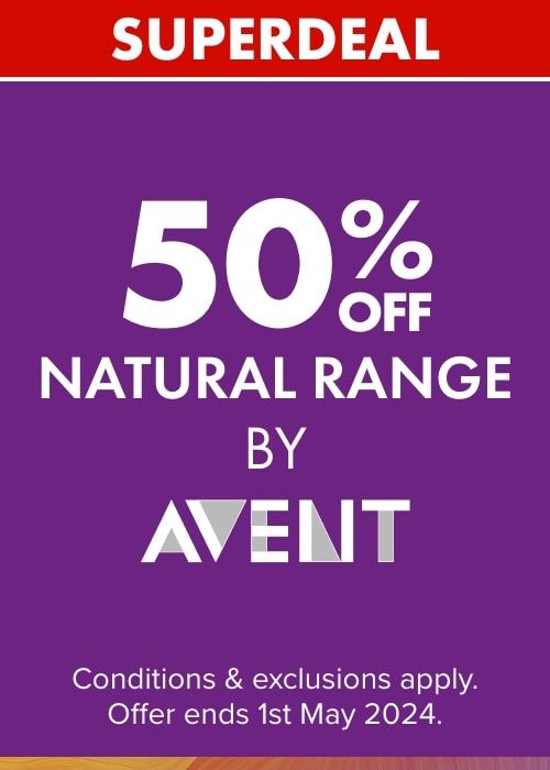 50% OFF Natural Range by Avent