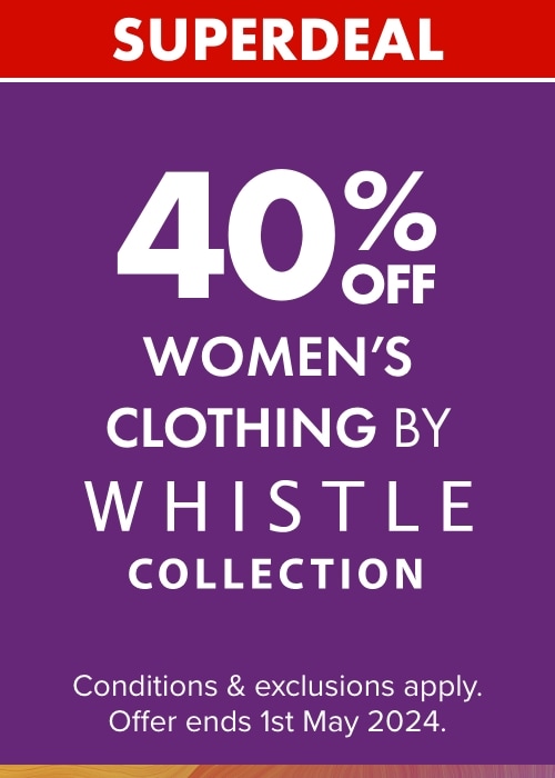 40% OFF Women's Clothing by Whistle Collection