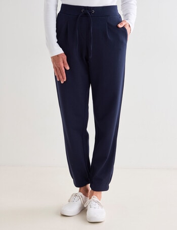 Ella J Supersoft Trackpant, Navy product photo