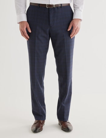 Laidlaw + Leeds Classic Check Magnus Pant, Navy product photo