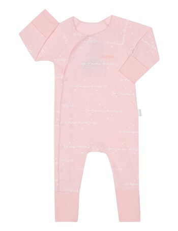 Bonds Newbies Cosysuit, Je Taime Blossom Pink product photo