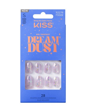 Kiss Nails Dream Dust Nails, Champagne product photo