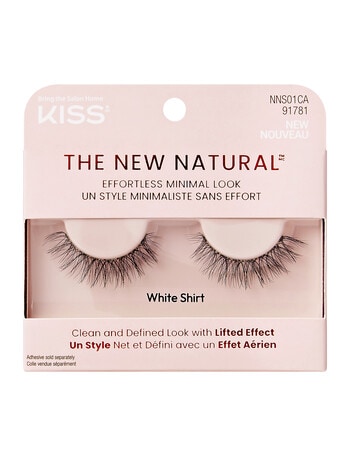Kiss Nails New Natural Lash, White Shirt product photo