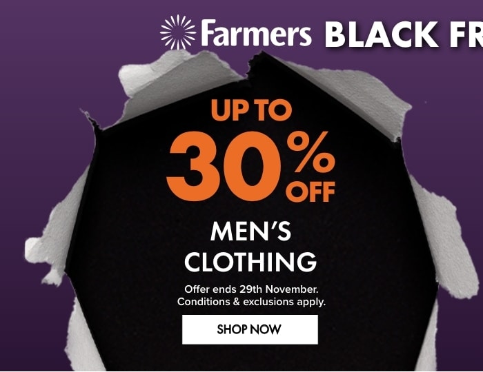  UP TO 30% Off Men's Clothing