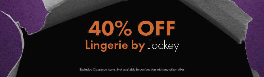 40% OFF Lingerie by Jockey